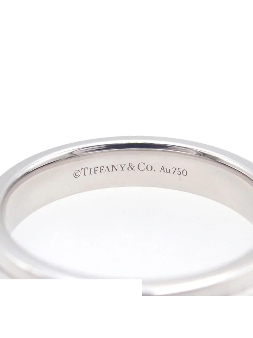 Tiffany & Co T Narrow White Gold 18K Ring